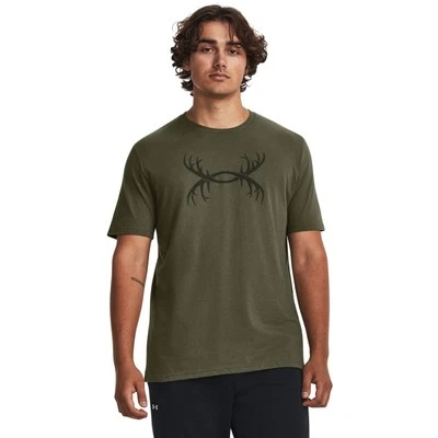 Under Armour 1366017 Men's UA Antler Logo Hunting Graphic Athletic Tee T-Shirt - Image 1 of 4