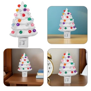  Christmas Tree Night Light Holiday Led Plug-in Office Nursery Decor - Picture 1 of 17