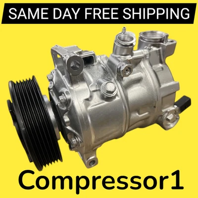 AC Compressor For 2014-2020 Audi A3 1.4L 1.8L 2.0L, VW GTI 1.4L 2.0L 2015-2019 - Image 1 of 3