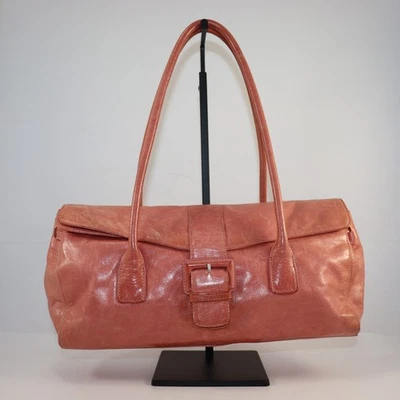 Hobo International Coral Leather Shoulder Bag with Buckle Flap - Image 1 of 4