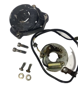 Yamaha TT500 1977 76-81 XT500 TT XT puntos placa cubierta con tornillos Ahrma OEM Foto 1 de 4