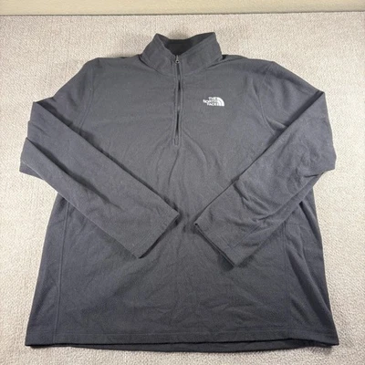 Pullover polar The North Face para hombre XL gris cuarto cremallera chaqueta ligera Foto 1 de 4