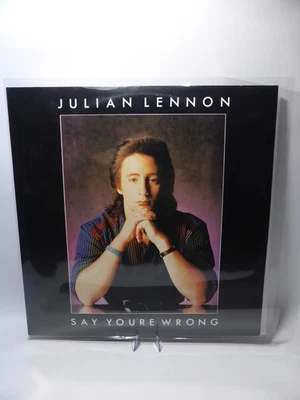 julian lennon say you're wrong Vinyl Record 1985 VTG - image 1 of 4