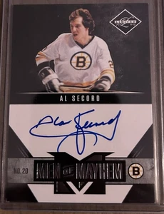 2011-12 Panini Limited Men Of Mayhem Signatures Al Second Auto Card Autograph - Picture 1 of 2