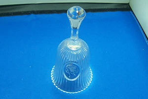 VINTAGE FOSTORIA CRYSTAL BELL - "CAMEO"? - FLAWLESS - Picture 1 of 10