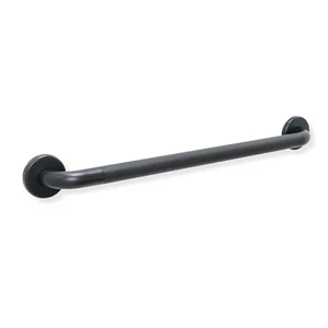 Shower Grab Bar Knurled Grip in Matte Black Finish | Holds Upto 400 lb - Picture 1 of 63