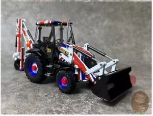 ERTL 1/32 JCB 3CX Excavator loader Model Alloy Diecast Car Collection Adults Toy - Picture 1 of 11