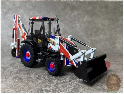 ERTL 1/32 JCB 3CX Excavator loader Model Alloy Diecast Car Collection Adults Toy - Image 1 of 4