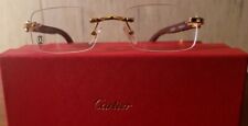 Vintage Wooden Cartier Clear Glasses
