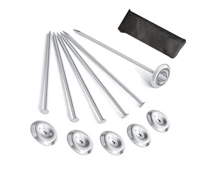 RV Patio Mats Stakes( Pack of 6 Nails and 6 Washers) - Bild 1 von 3