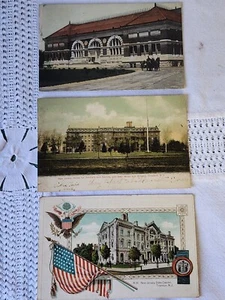 LOT 3 postcards New Jersey 1911 Home For Soldiers Vineland St Cap NY Art Museum - Picture 1 of 5
