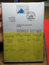 Notices Philatélique Premier Jour Cote 140€ Lot 34 Fiches Net 24€  Port offert 