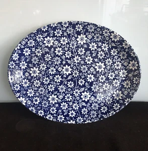 Vintage Johnson Brothers 12" Serving Platter • Country Cupboard Blue - Picture 1 of 8