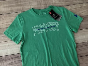 Camisa Top Manga Corta Calce Suelto Verde Under Armour para Niños Talla Grande NUEVA NUEVA CON ETIQUETAS - Imagen 1 de 5