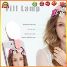 Mini Q Selfie Ring Light Flash LED USB Clip Mobile Phone Fill Lamp (Pink)
