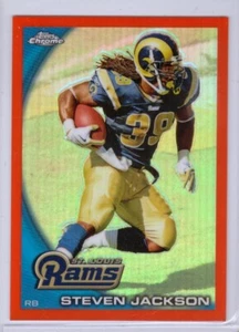 2010 Topps Chrome Orange Refractors #C190 Steven Jackson - St. Louis Rams - Picture 1 of 2