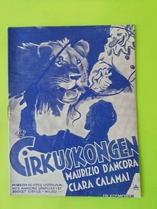 Danish Film Program "Il re del circo" 1941.Maurizio D'Ancora Clara Calamai. - Imagen 1 de 5