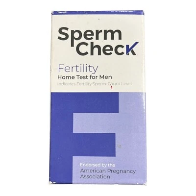 Spermcheck Fertility Home Test Kit for Men Normal or Low Sperm Count EXP2026+ - Image 1 of 2
