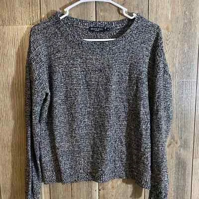 Suéter Brave Soul London tejido jaspeado blanco negro Foto 1 de 4