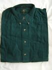 Rare Vintage 1990S Heavy Weight Cotton Macy's Club Room Green Shirt Nwt Size Sm