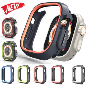 Funda protectora de poliuretano termoplástico para Apple Watch Ultra 2 49 mm serie 9 8 7 6 SE 41/44/45 mm - Imagen 1 de 25