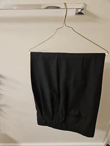 Giorgio Armani Men's Black Wool Dress Pants Le Collezioni 38X30 Made In Italy - Picture 1 of 7