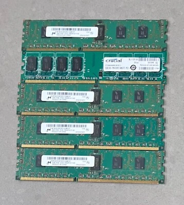 Lot of 5 Dell Micron PC3L-10600R Memory RAM MT9KSF25672PZ-1G4M1FF + More - Image 1 of 2