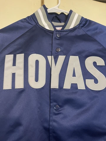 Mitchell & Ness Georgetown Hoyas Satin Jacket Cover
