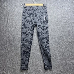 Leggings Gymshark Para Mujer Pequeños Gris Camuflados Body Fit Cintura Alta Entrenamiento Gimnasio - Imagen 1 de 11