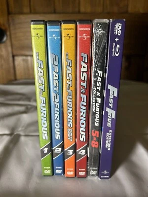 Fast and furious one through eight with extended edition 5-8 Unopened - Image 1 of 4