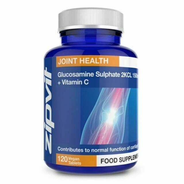 Zipvit Glucosamine Sulphate 2KCL 1500mg + Vitamin C Tablets (Pack of 120)