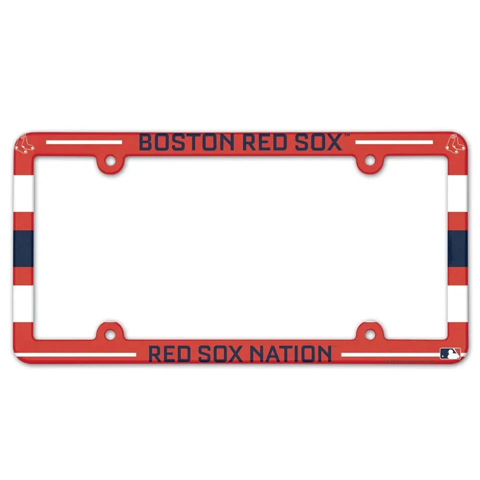 BOSTON RED SOX NATION 6"x12" LICENSE PLATE FRAME NEW WINCRAFT 👀 - Image 1 of 1