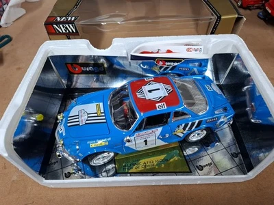 Bburago 1/16 Alpine A110 1600S Tour de Corse. Gold Collection boxed Model Car - Image 1 of 4