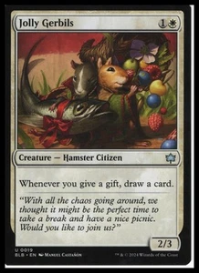 Jolly Gerbils (019) Bloomburrow BLB MTG Magic - Picture 1 of 1
