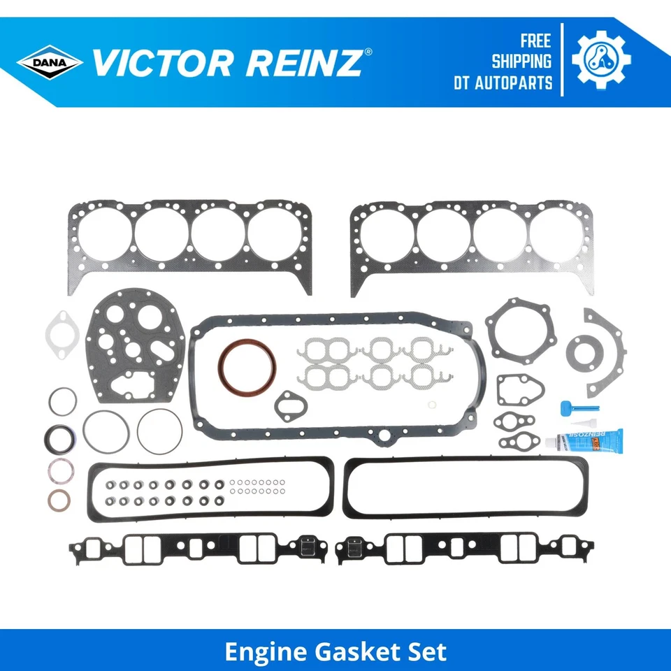 适用于 1989 - 1991 雪佛兰 V1500 Suburban 5.7L V8 发动机垫圈套件 Victor Reinz — 第 1/1 张图片