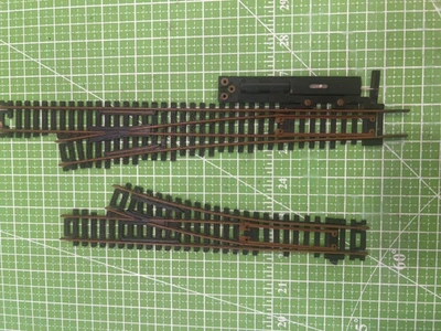 Atlas LOT OF 2 HO Scale Snap Left Switch Turnout & Right Turnout - Image 1 of 4