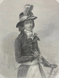 Louis Antoine De Saint-Just (1767-1794) Rivoluzione Francese Francia Terrore XIX - Bild 1 von 4