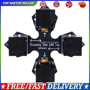 Networking Throwing Star LAN Tap Network Packet Capture Mod for Security #g - Afbeelding 1 van 11