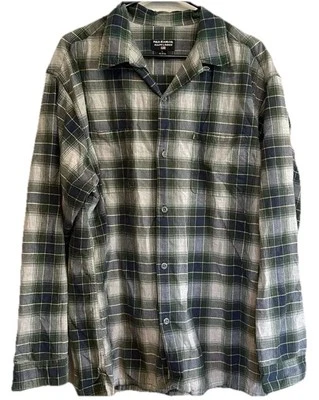 RARE/ VINTAGE: Ralph Lauren Plaid Shirt Casual Button Down Size Large RANCH - Imagem 1 de 4