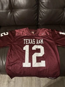 Nike Texas A&M Aggies Men's Jersey Vintage Maroon, Size Large, 90s Vintage - Picture 1 of 4