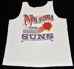 Vintage Phoenix Suns Tank Top Sz Large 1993 NBA Western Conference Finals Shirt - Picture 1 of 6