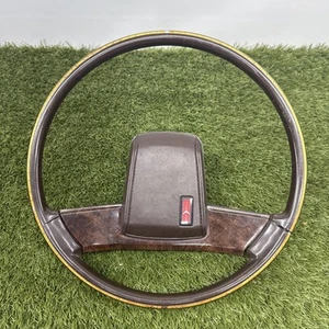 1981-87 OLDSMOBILE Cutlass STEERING WHEEL & HORN PAD CUTLASS D88 Wood Grain Oem - Bild 1 von 12