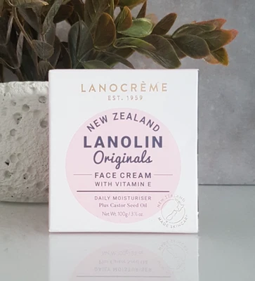 Lanocreme New Zealand Lanolin Originals Face Cream with Vitamin E 100g - Image 1 of 4