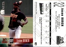 Jason Burch 2005 Grandstand Modesto Nuts #12 Card *AutographDen*