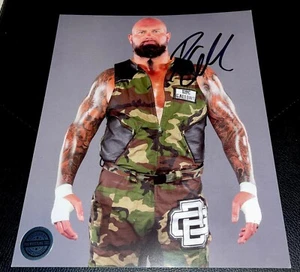 Caja de lucha libre profesional exclusiva Doc Gallows autógrafo 8x10 - Imagen 1 de 1