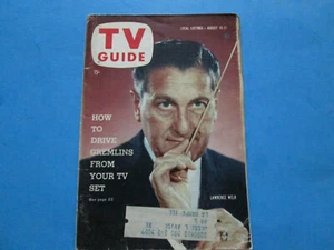 TV GUIDE 1959 August 15-21 Lawrence Welk Drive Gremlins From TV Set Eastwood - Picture 1 of 8