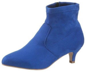CITY WALK DAMEN SCHUHE STIEFELETTEN ANKLE BOOTS BLAU GR. 39 NEU