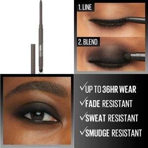 Maybelline Tattoostudio Liner Gel Pencil Makeup Long Lasting Waterproof Eyeliner