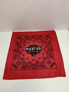 "Ram Dodge Wrangler NFR ProRodeo PRCA Texas 2020 rot Bandanna 22"" x 21,5"" - Bild 1 von 4