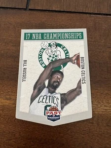 Tarjeta coleccionable deportiva Bill Russell 2012-13 Panini Past & Present 19 Boston Celtics - Imagen 1 de 13